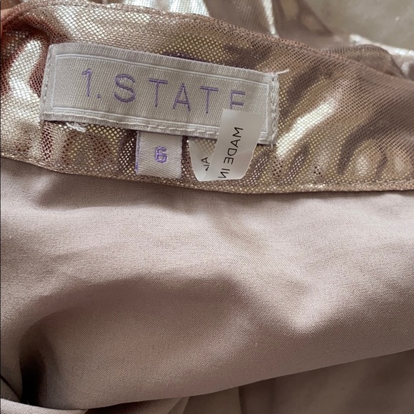 COPY - 1. State metallic pleated skirt flash silver. - Picture 10 of 11